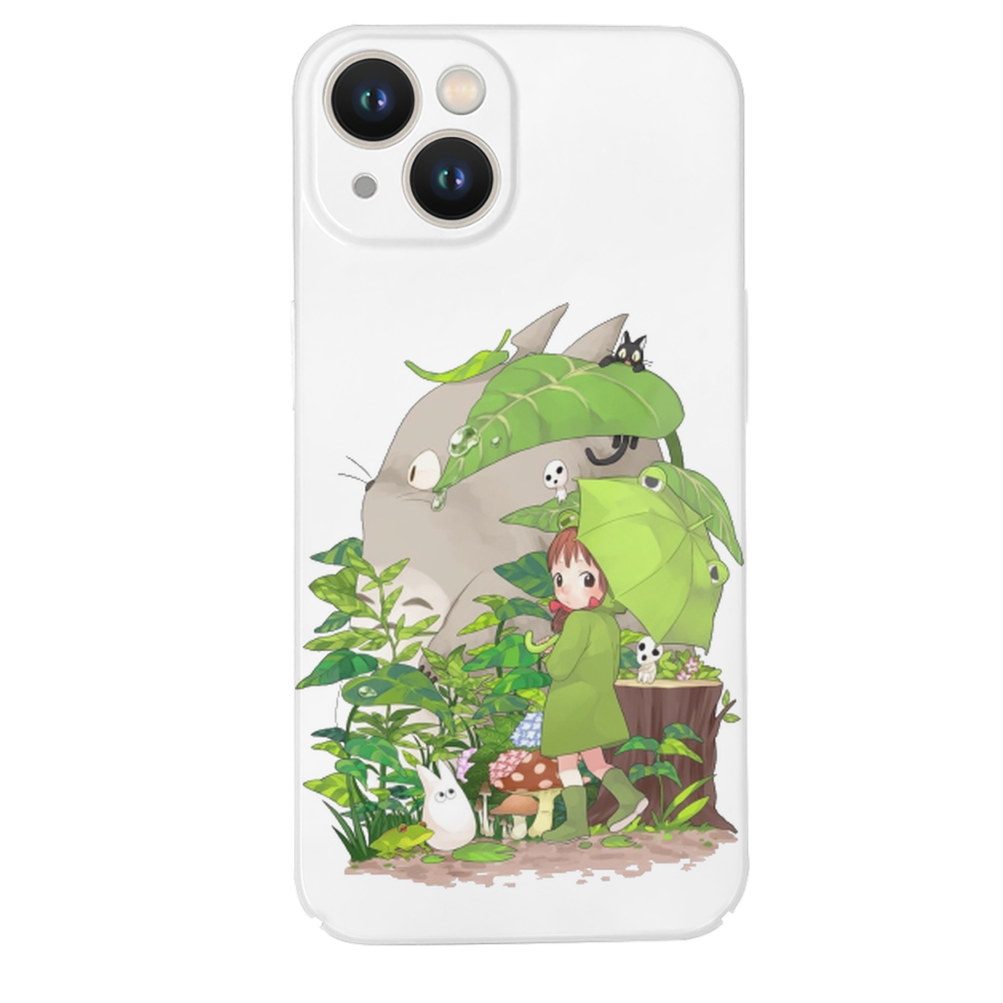 （画像用） となりのトトロ 草壁メイ 草壁サツキ My Neighbor Totoro Satsuki Kusakabe Mei Kusakabe 【iPhone 14シリーズ対応】ハードケース